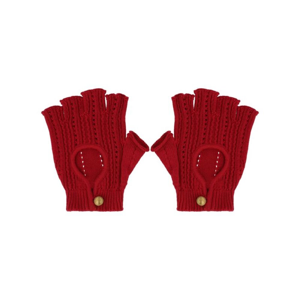 Valentino Knit Fingerless Gloves Mens